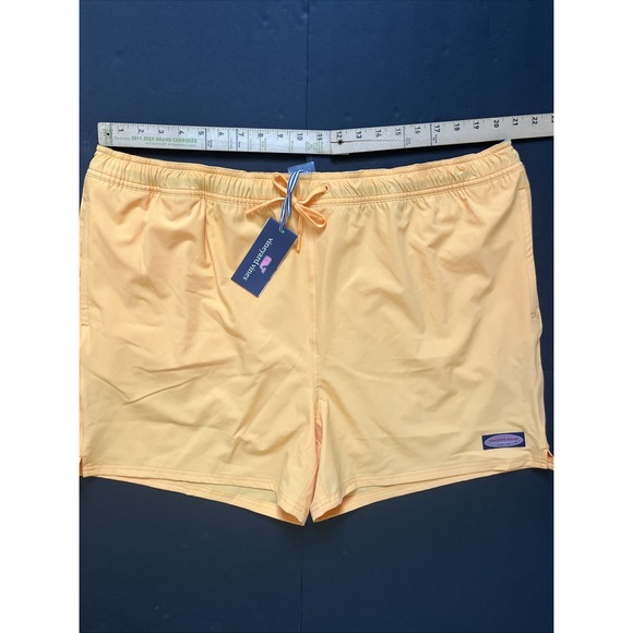 Vineyard Vines Chappy island orange blossom Lined 5" Swim Shorts‎ New Sz 2XL - Picture 3 of 9